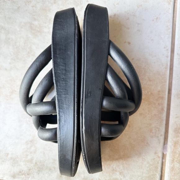 ASOS Design Y2K 90s Strappy Sandals Size 9 - Picture 4 of 8